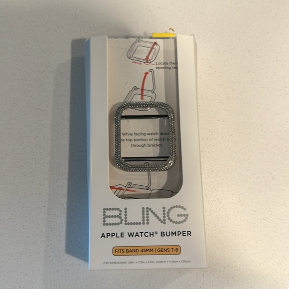 Bling Apple Watch bumper fits 44MM Gen 7-8 💎 - Picture 2 of 4